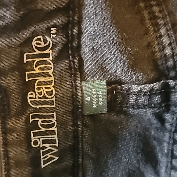 Wild Fable size 0 black jean shorts - Picture 3 of 5